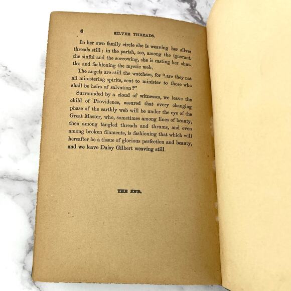 Antq Book Silver Threads by Harriet M'Keever 1868 Hurst & Company Christian Fict - Picture 14 of 16